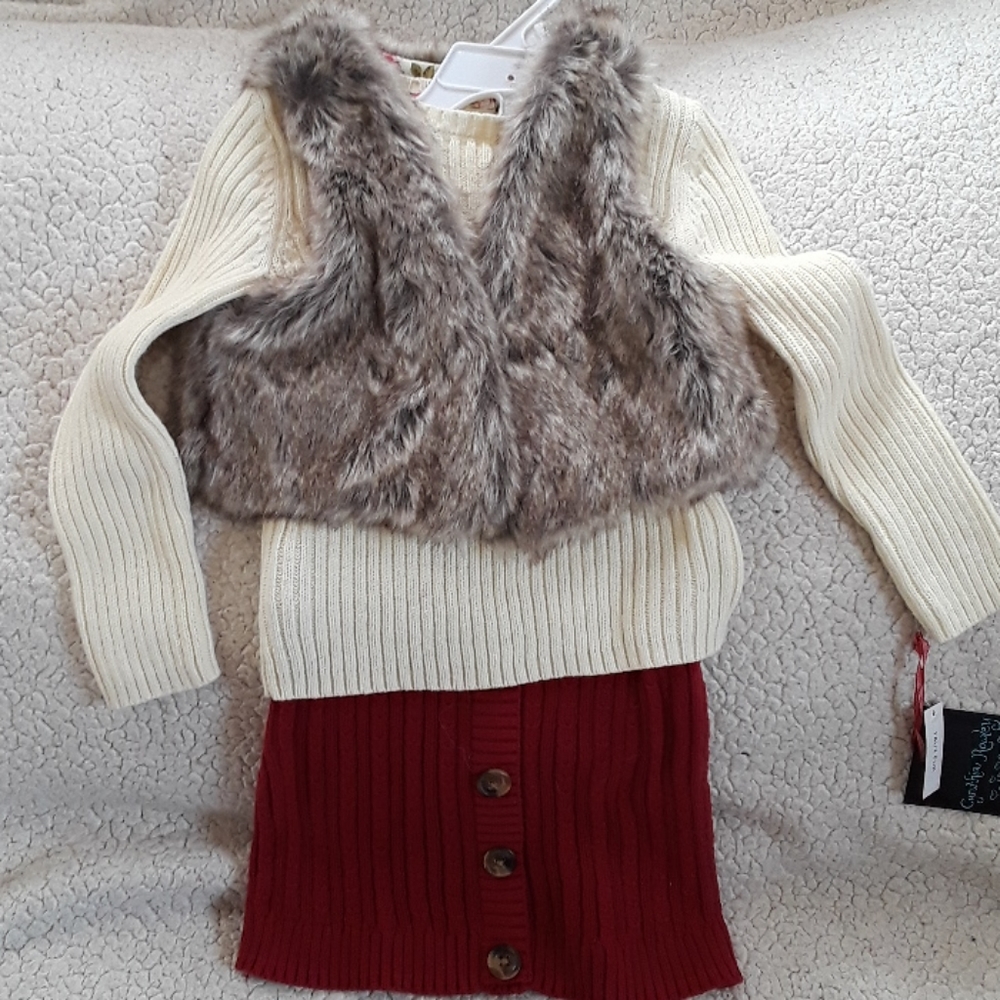 3 piece toddle girls outfit